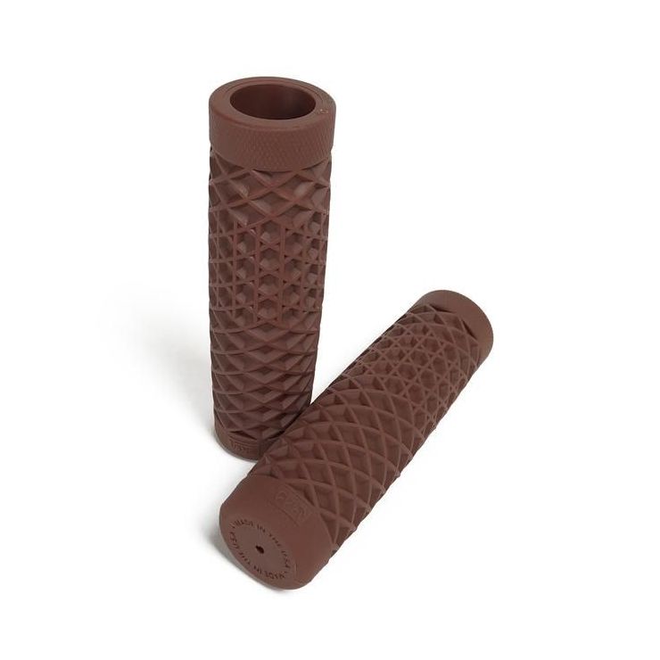 Vans Waffle Handlebar Grips in Brown 7/8 22mm