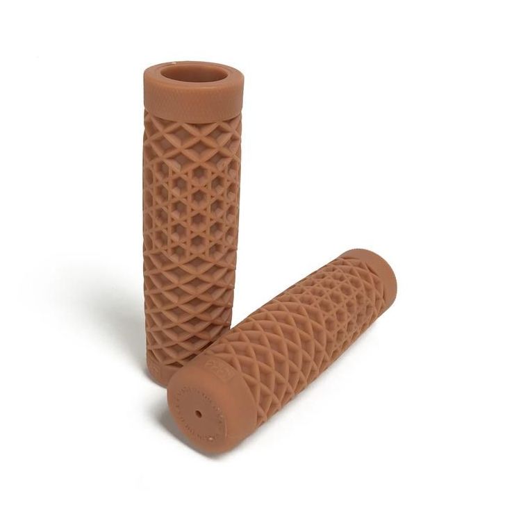 Vans Waffle Handlebar Grips in Gum Tan 7/8 22mm