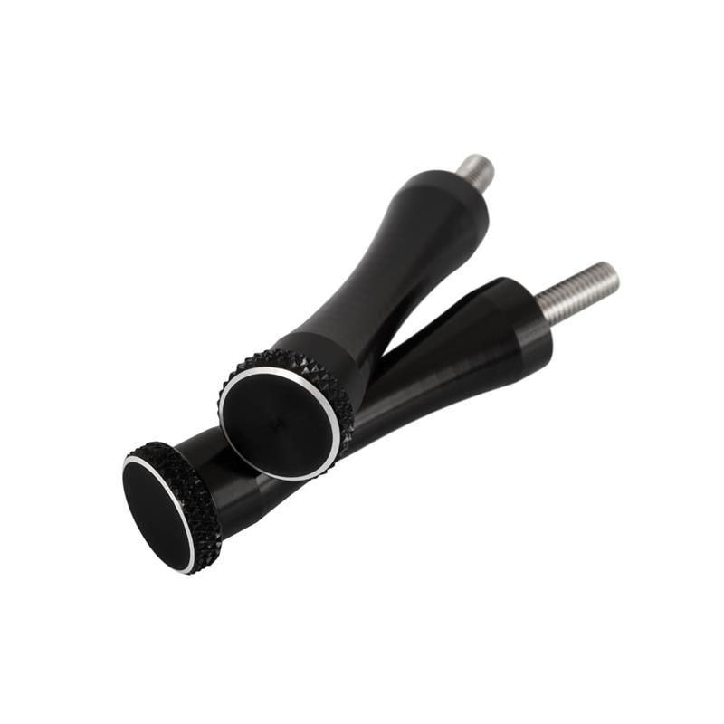 Extra Long Quick Release Aluminium Seat Bolts Black for Triumph Models by Motone Moore Speed