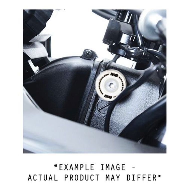 Lockstop Savers, WHITE, Ducati 899/1199 Panigale  (cannot use manufacturer's steering lock with this product!)
