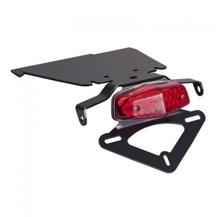 Tail Tidy with Black Lucas Stop and Tail Light For Triumph Bonneville Models by Motone