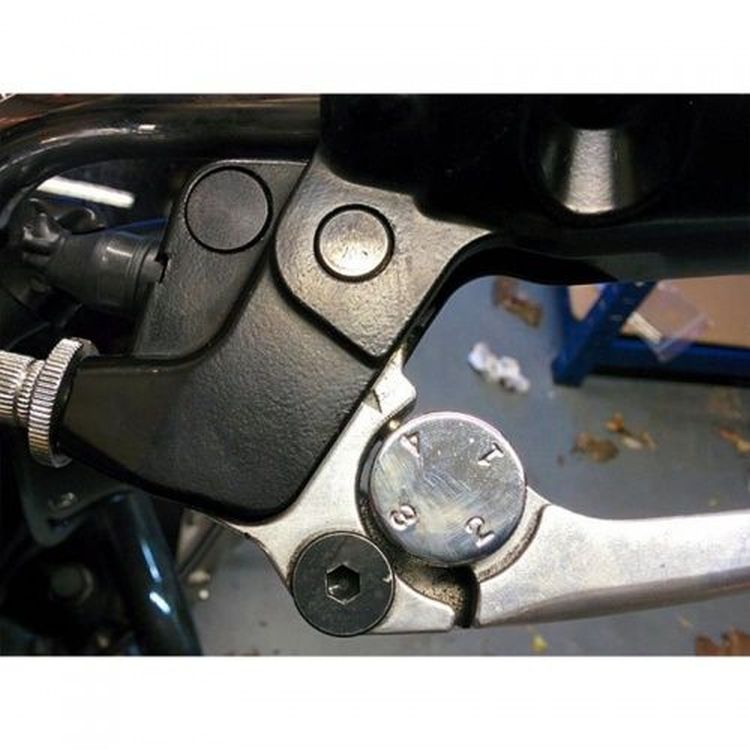 Mirror Delete Plugs for One Inch Triumph Handlebar Models by Motone
