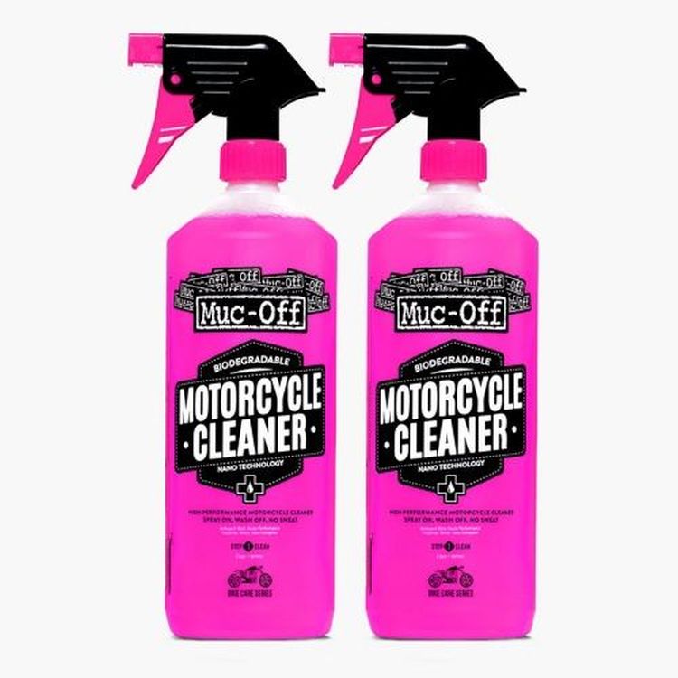 Muc-Off Nano Tech Motorcycle Cleaner - 1 Litre Twin Pack