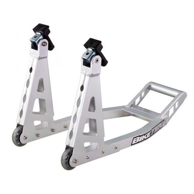 BikeTek Front Aluminium Box Paddock Stand with Under Fork Rockers