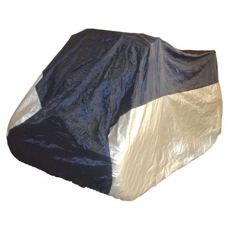 Bike It ATV Rain Cover - Black/Silver - Large Fits 250cc And Over