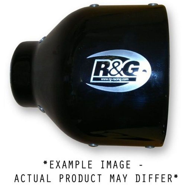 Oval Exhaust Protector - Black - LHS