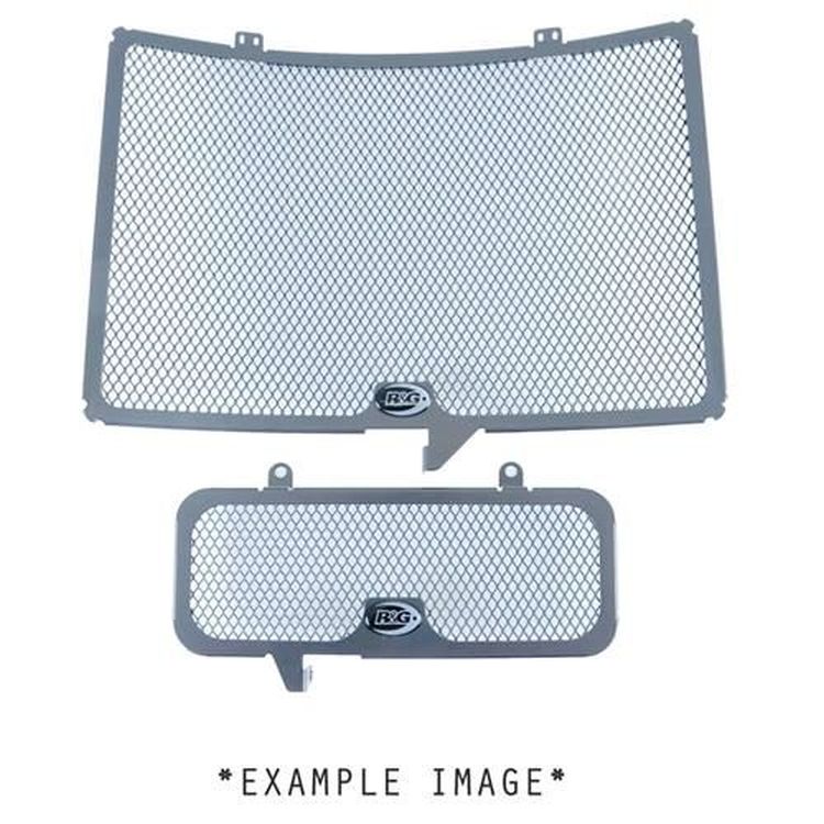 Radiator & Oil Cooler Guard Set TITANIUM - Hayabusa '08- / B-King