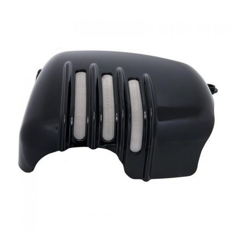 Triumph Bonneville Ribbed Gloss Black Side Panel Covers by Motone