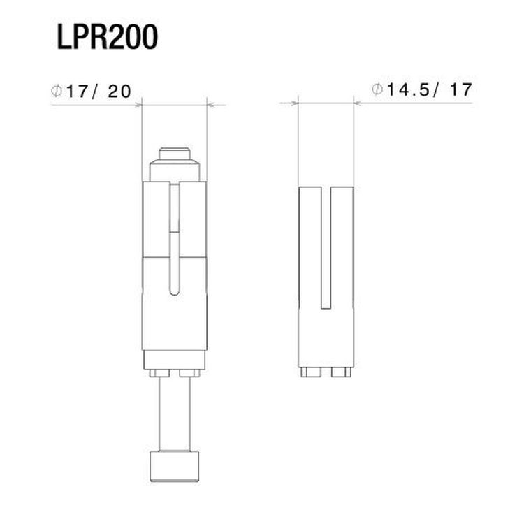 Rizoma Bar End Mirror / Pro Guard Adapter LPR200B