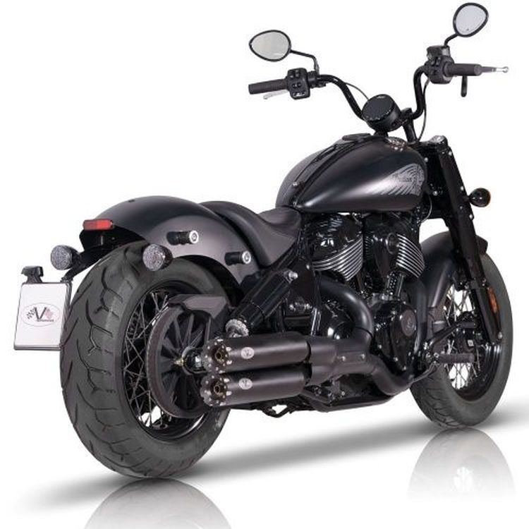 V-Performance Indian Chief Twin Revolver Euro 5 Slip-On Exhaust - Moore ...