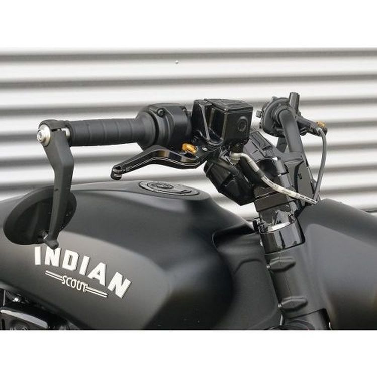 Wunderkind 30mm Handlebar Riser with Wire Cover for Indian Scout Models