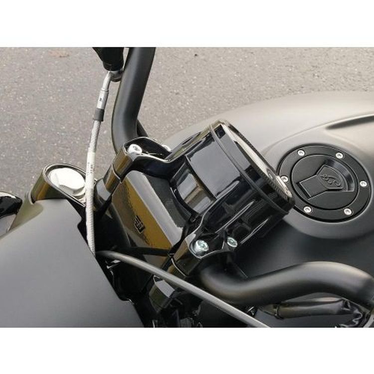 Wunderkind 30mm Handlebar Riser with Wire Cover for Indian Scout