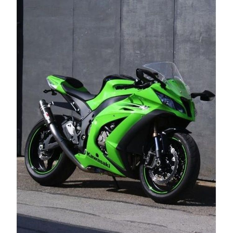 Racefit Growler Exhaust For 20112015 Kawasaki ZX10R (Rider Footrest
